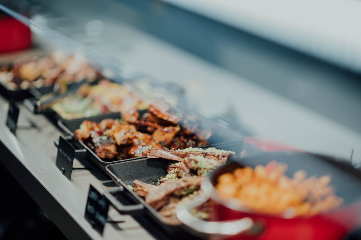 Cook meat on pan