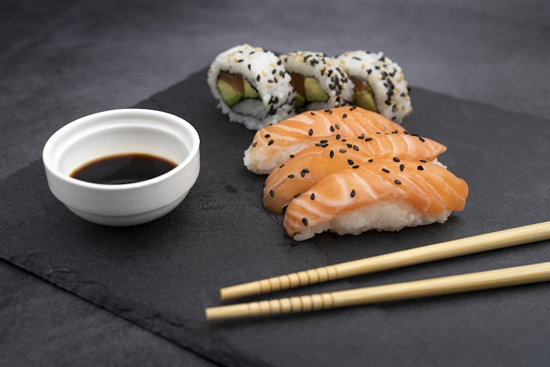 Salmon Nigiri — Sushijiro Japanese catering Singapore